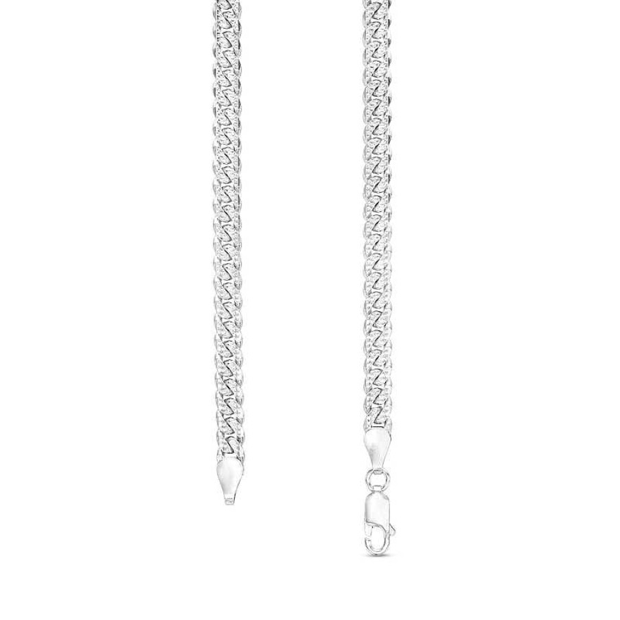 Banter Made In Italy 4.9Mm Diamond-Cut Cuban Chain Necklace In Solid Sterlling Silver - 18" Necklaces