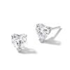 Banter 5Mm Heart-Shaped Cubic Zirconia Stud Earrings In Sterling Silver Earrings