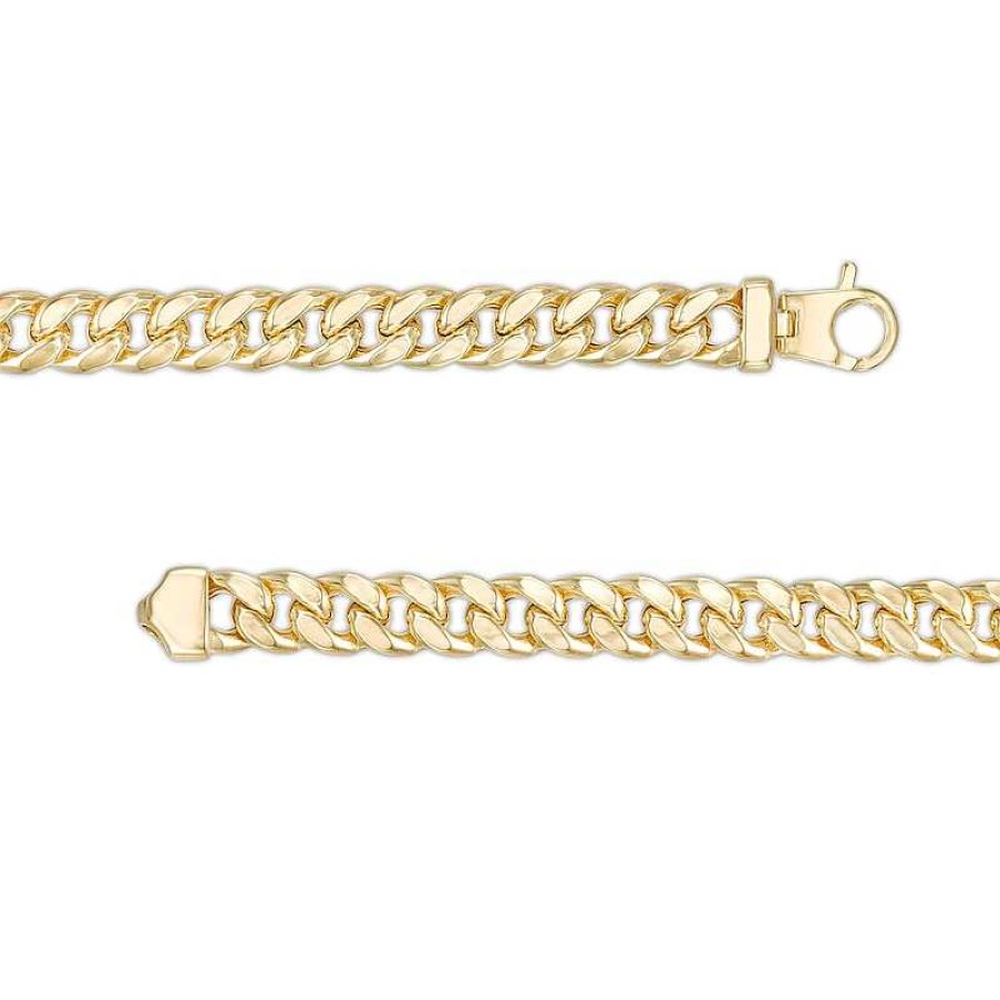 Banter Made In Italy 6.35Mm Cuban Chain Necklace In Semi-Solid Sterling Silver With 10K Gold Plate - 20" Necklaces