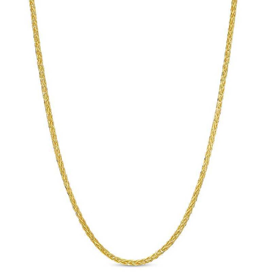 Banter 0.9Mm Wheat Chain Necklace In 10K Solid Gold - 18" Necklaces