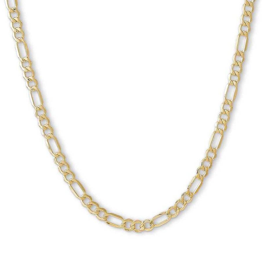 Banter 14K Hollow Gold Beveled Figaro Chain - 18" Necklaces