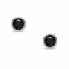 Banter 3Mm Black Cubic Zirconia Solitaire Stud Piercing Earrings In Solid Titanium Earrings