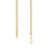 Banter 10K Semi-Solid Gold Miami Curb Chain Made In Italy - 22" Necklaces