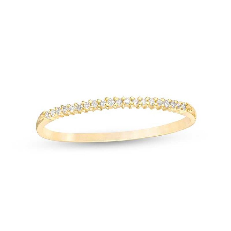 Banter 1/20 Ct. T.W. Diamond Stackable Band In 10K Gold Rings