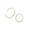 Banter 10K Solid Gold Diamond-Cut Huggie Hoops Earrings