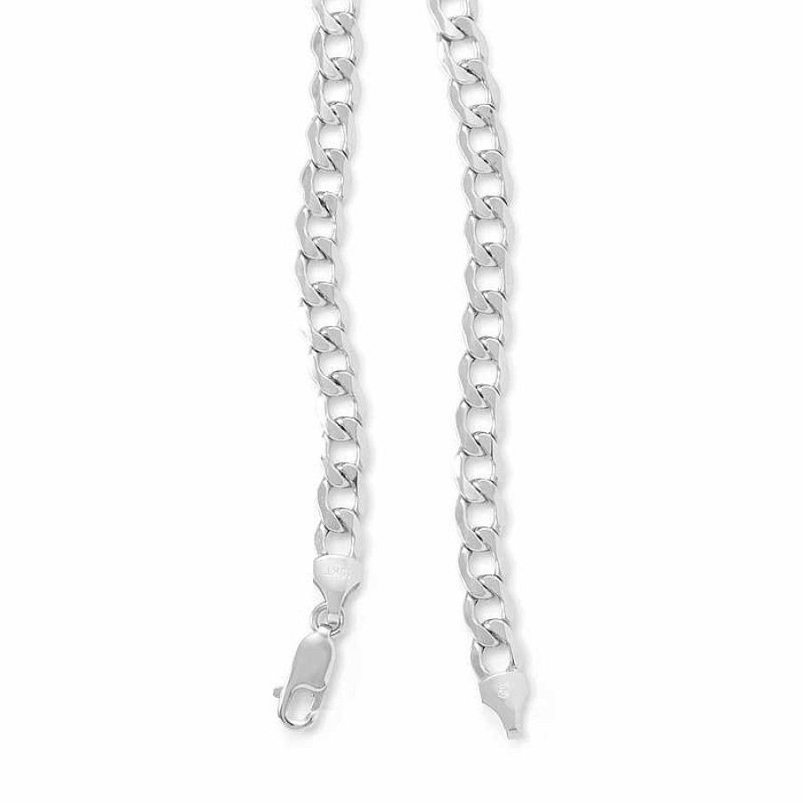 Banter 10K Hollow White Gold Curb Chain - 22" Necklaces