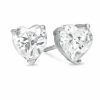 Banter 6Mm Heart-Shaped Cubic Zirconia Stud Earrings In Sterling Silver Earrings