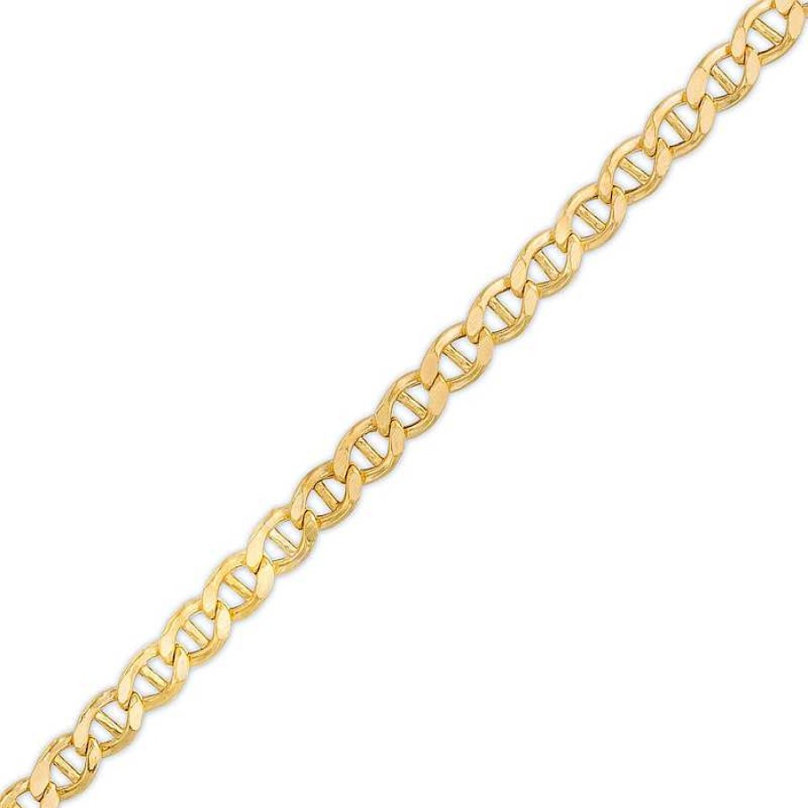 Banter 4.25Mm Diamond-Cut Mariner Chain Bracelet In 10K Hollow Gold - 7.5" Bracelets