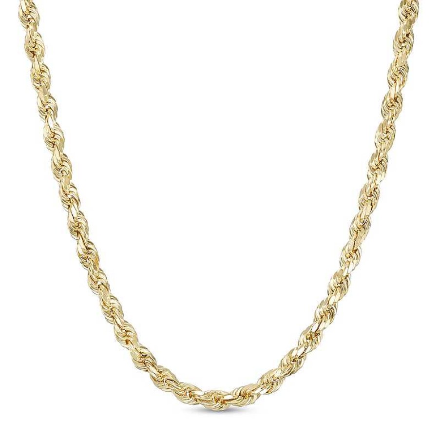 Banter 3.6Mm Diamond-Cut Rope Chain Necklace In 10K Semi-Solid Gold - 22" Necklaces