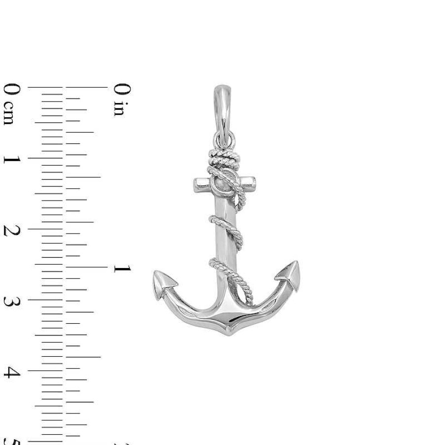 Banter Anchor With Rope Charm In Sterling Silver Charms