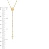 Banter Made In Italy Child'S Beaded Rosary Necklace In 10K Solid Gold Chain And Hollow Beads - 16.5" Necklaces