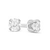 Banter 3Mm Cubic Zirconia Solitaire Stud Piercing Earrings In 14K Solid White Gold Earrings