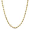 Banter 3.6Mm Diamond-Cut Rope Chain Necklace In 10K Semi-Solid Gold - 18" Necklaces