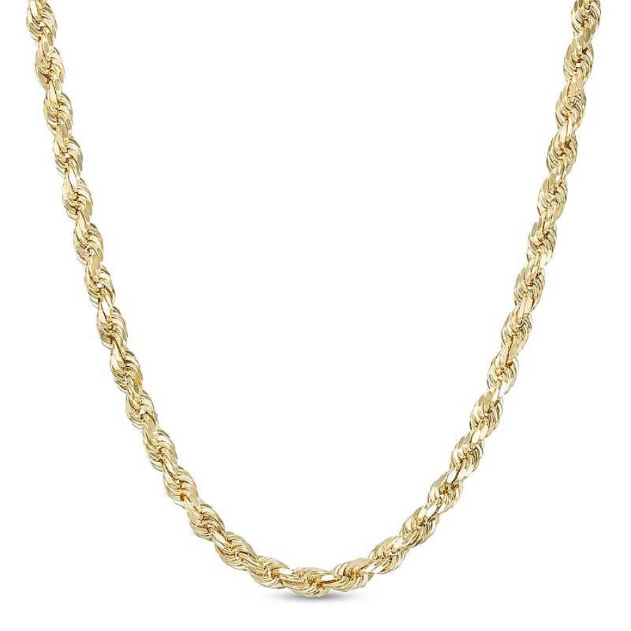 Banter 3.6Mm Diamond-Cut Rope Chain Necklace In 10K Semi-Solid Gold - 18" Necklaces