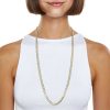 Banter 14K Hollow Gold Air-Solid Curb Chain - 30" Necklaces