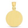 Banter 10K Solid Gold Engravable Circle Charm Charms