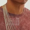 Banter Made In Italy 080 Gauge Hollow Curb Chain Necklace In 10K Gold - 24" Necklaces