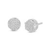 Banter 1/4 Ct. T.W. Diamond Crown Cluster Stud Earrings In Sterling Silver Earrings