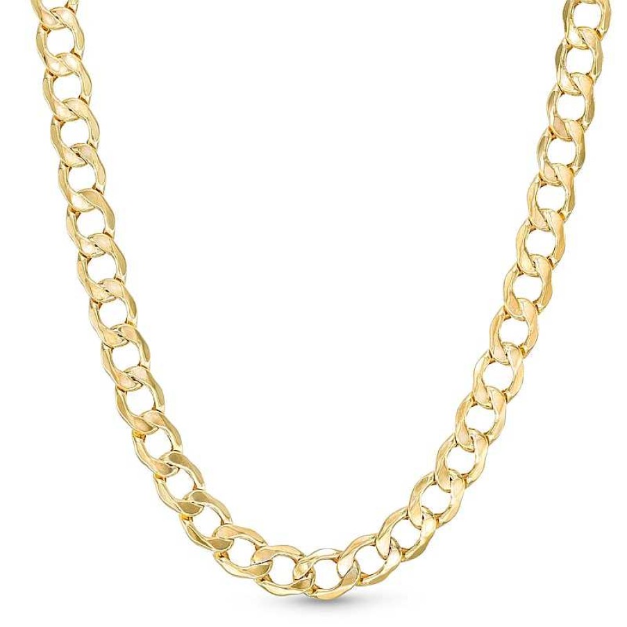 Banter 6.5Mm Curb Chain Necklace In 14K Hollow Gold - 22" Necklaces