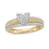 Banter 1/5 Ct. T.W. Composite Heart Diamond Edge Ring In 10K Gold Rings