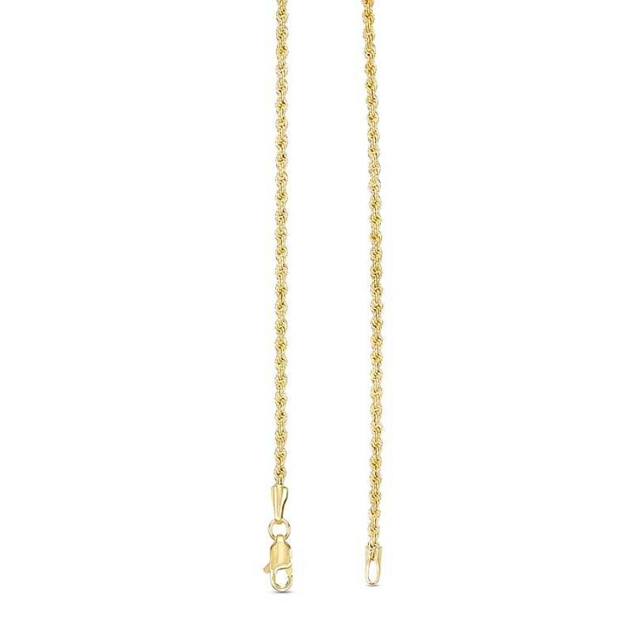 Banter 1.9Mm Rope Chain Necklace In 10K Hollow Gold - 22" Necklaces