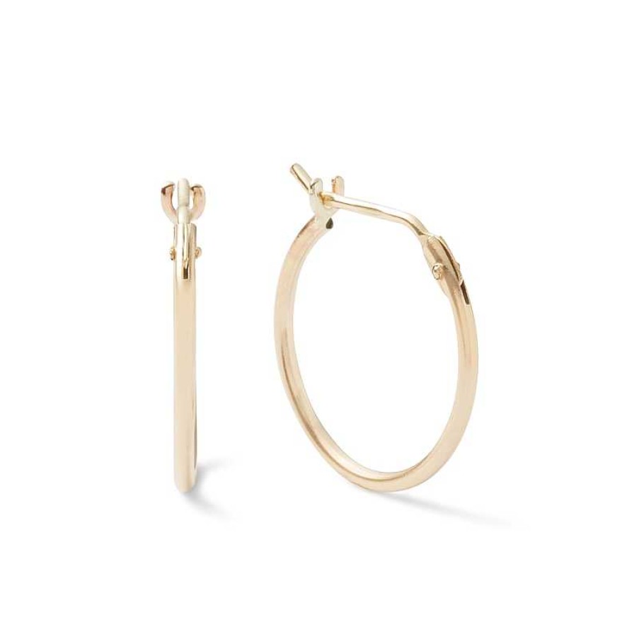 Banter 10K Semi-Solid Gold Hoops Earrings