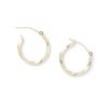 Banter 2 X 16Mm Twist Hoop Earrings In 10K Gold Earrings