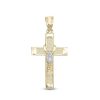 Banter Medium Rosary On Cross Two-Tone Necklace Charm In 10K Gold Charms