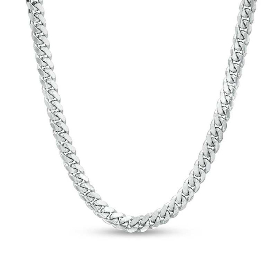 Banter Made In Italy 4.95Mm Miami Cuban Chain Necklace In Solid Sterling Silver - 22" Necklaces