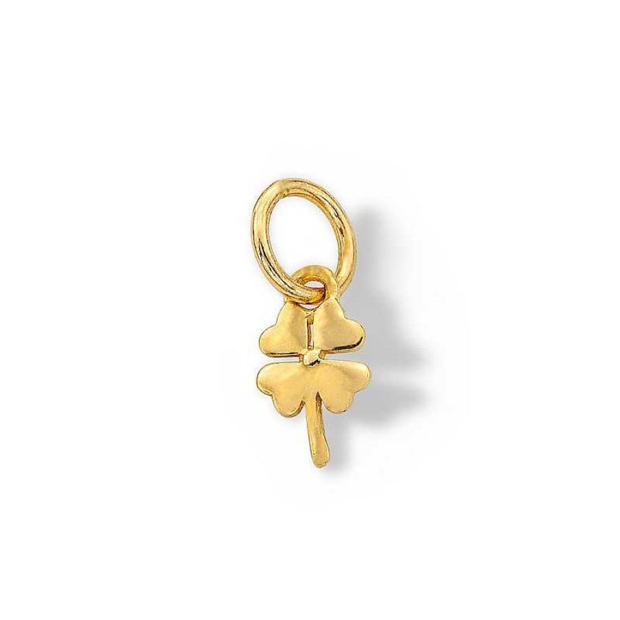 Banter 14K Semi-Solid Gold Clover Charm Charms