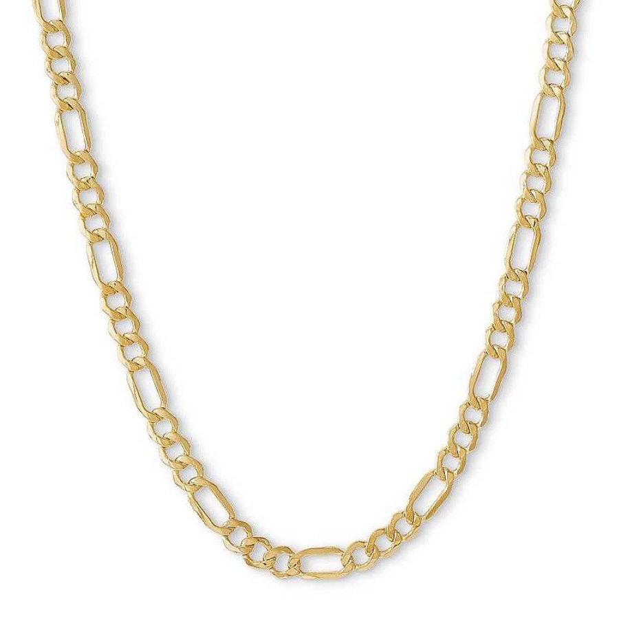 Banter 14K Hollow Gold Beveled Figaro Chain - 20" Necklaces