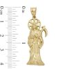 Banter Santa Muerte Necklace Charm In 10K Gold Charms