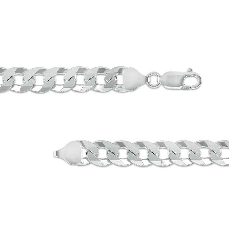 Banter Made In Italy 200 Gauge Solid Curb Chain Necklace In Sterling Silver - 20" Necklaces