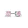 Banter Child'S 3Mm Pink Cubic Zirconia Stud Earrings In Sterling Silver Earrings