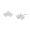 Banter Cubic Zirconia Five Stone Stud Earrings In Sterling Silver Earrings