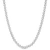 Banter 3/8 Ct. T.W. Diamond Tennis Necklace In Solid Sterling Silver - 14" Necklaces