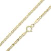 Banter 040 Gauge Valentino Chain Necklace In 14K Hollow Gold - 18" Necklaces