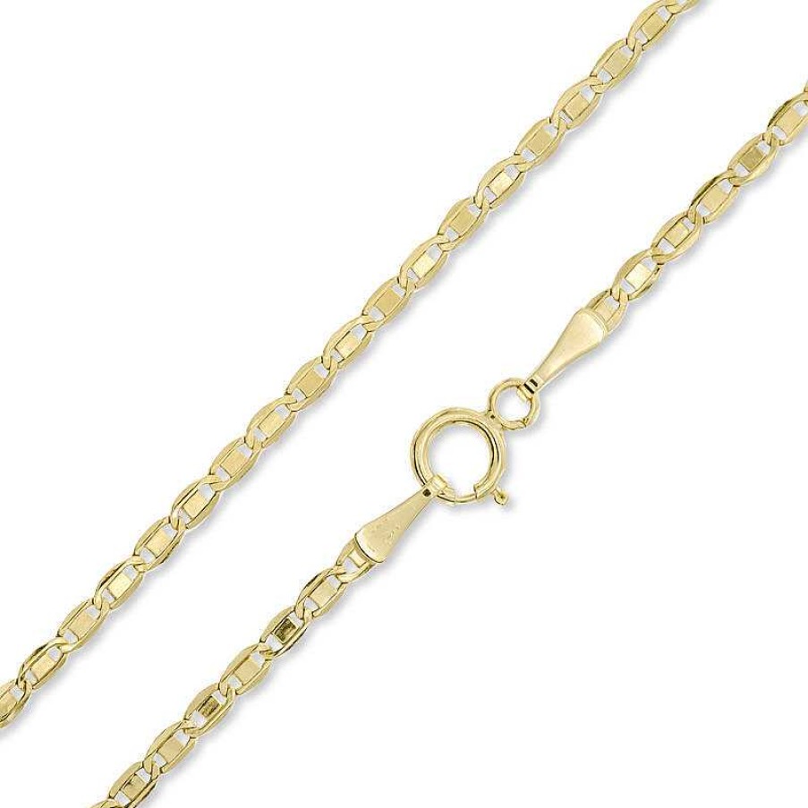 Banter 040 Gauge Valentino Chain Necklace In 14K Hollow Gold - 18" Necklaces