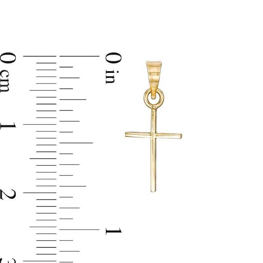 Banter Cross Charm In 10K Stamping Solid Gold Charms