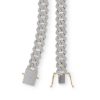 Banter 1 Ct. T.W. Diamond Square Curb Link Chain Necklace In 10K Gold - 22" Necklaces