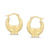 Banter Child'S Butterfly Hoop Earrings In 10K Stamp Hollow Gold Earrings