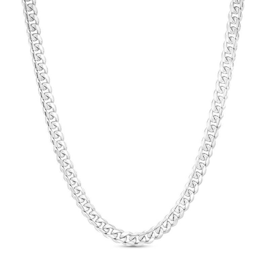 Banter Made In Italy 3.96Mm Cuban Curb Chain Necklace In Solid Sterling Silver - 18" Necklaces