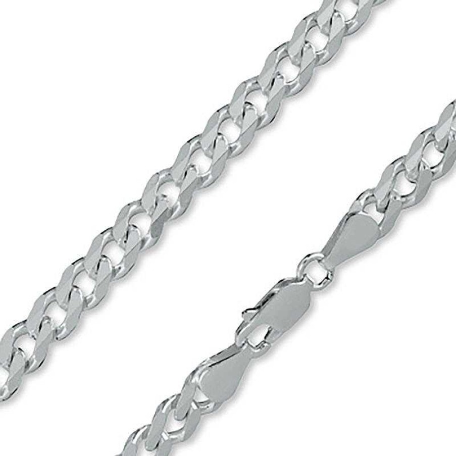 Banter Made In Italy 180 Gauge Curb Chain Necklace In Sterling Silver - 22" Necklaces