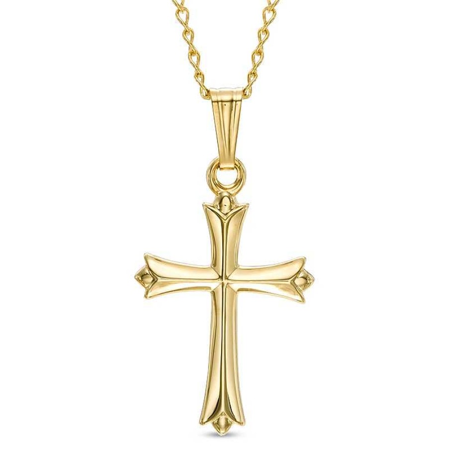 Banter Child'S Cross Pendant In 14K Gold Fill - 15" Necklaces