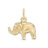 Banter Elephant Necklace Charm In 10K Stamp Hollow Gold Charms