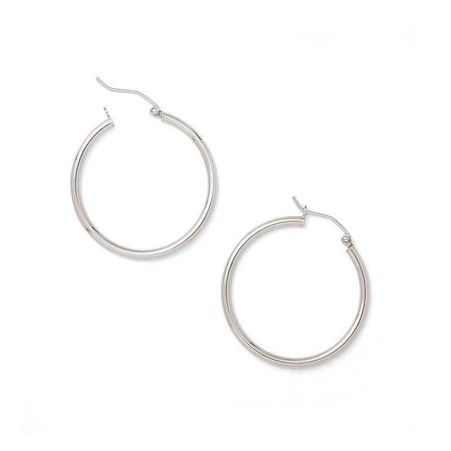 Banter 30Mm Hoop Earrings In Sterling Silver Earrings