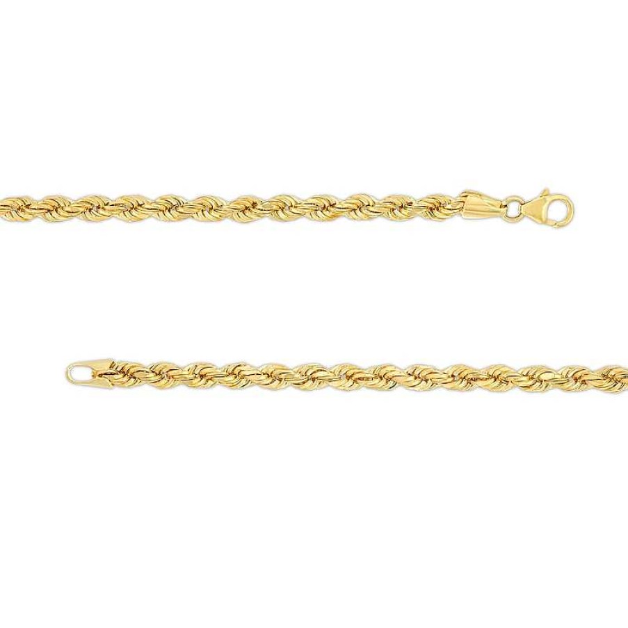 Banter 3.6Mm Diamond-Cut Rope Chain Necklace In 10K Semi-Solid Gold - 20" Necklaces