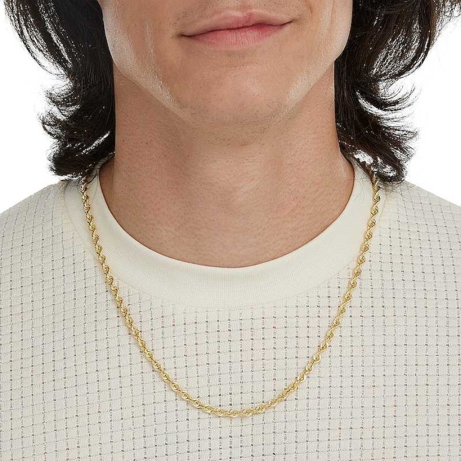 Banter 10K Hollow Gold Rope Chain - 24" Necklaces