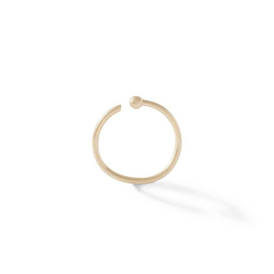 Banter 14K Solid Gold Nose Ring - 20G 5/16" Earrings