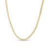 Banter 030 Gauge Bismark Chain Necklace In 10K Hollow Gold - 18" Necklaces